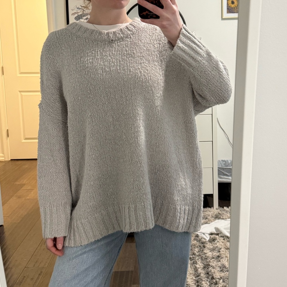 Aerie Light Gray Women's Sweater